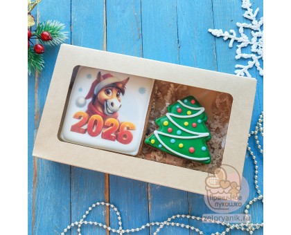 Набор пряников на Новый год «Лошадь 2026»