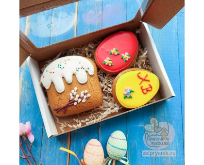 Набор пряников на Пасху «Кулич»