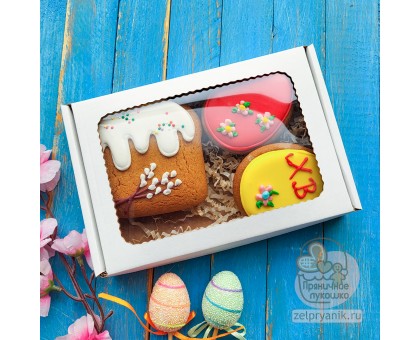 Набор пряников на Пасху «Кулич»