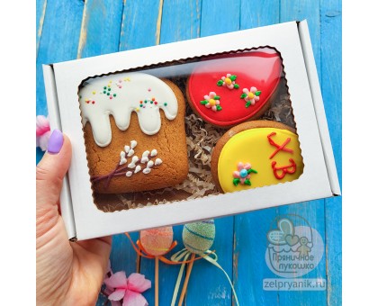 Набор пряников на Пасху «Кулич»
