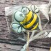 Пряничные топперы «Пчёлка»