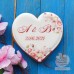 Пряник «Сердце №2 с инициалами» на свадьбу