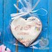 Пряник «Сердце №3 с инициалами» на свадьбу